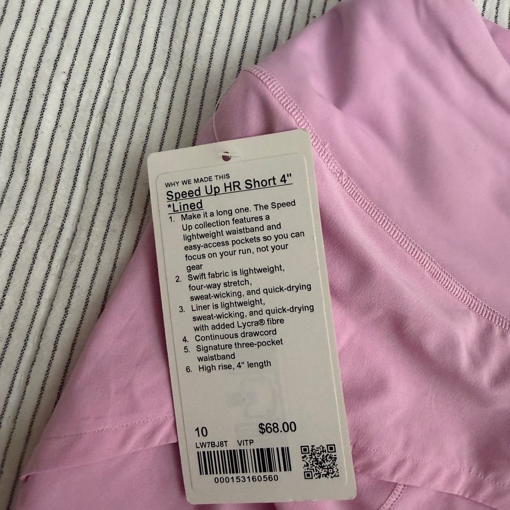 Lululemon Speed up 4in shorts - Picture 2 of 4